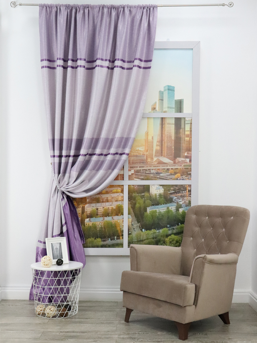 картинка Штора Amore Mio RR 913-2D-02 2,0*2,7*1 сиреневый 