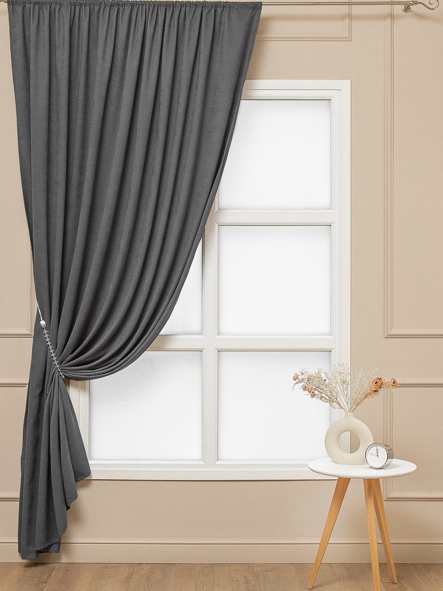 картинка Штора Amore Mio RR 4ML 1403-340 2,0*2,7*1 темно-серый 