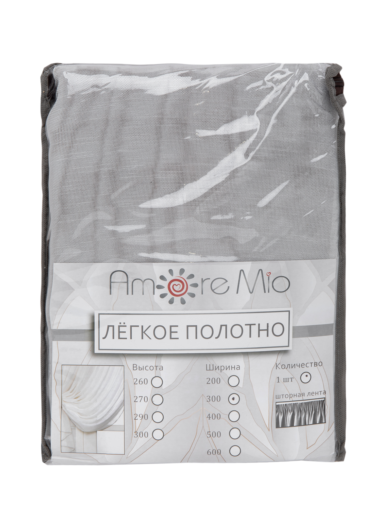 картинка Штора Amore Mio RR 2143-107 ut 3,0*2,8*1 джинсовый 