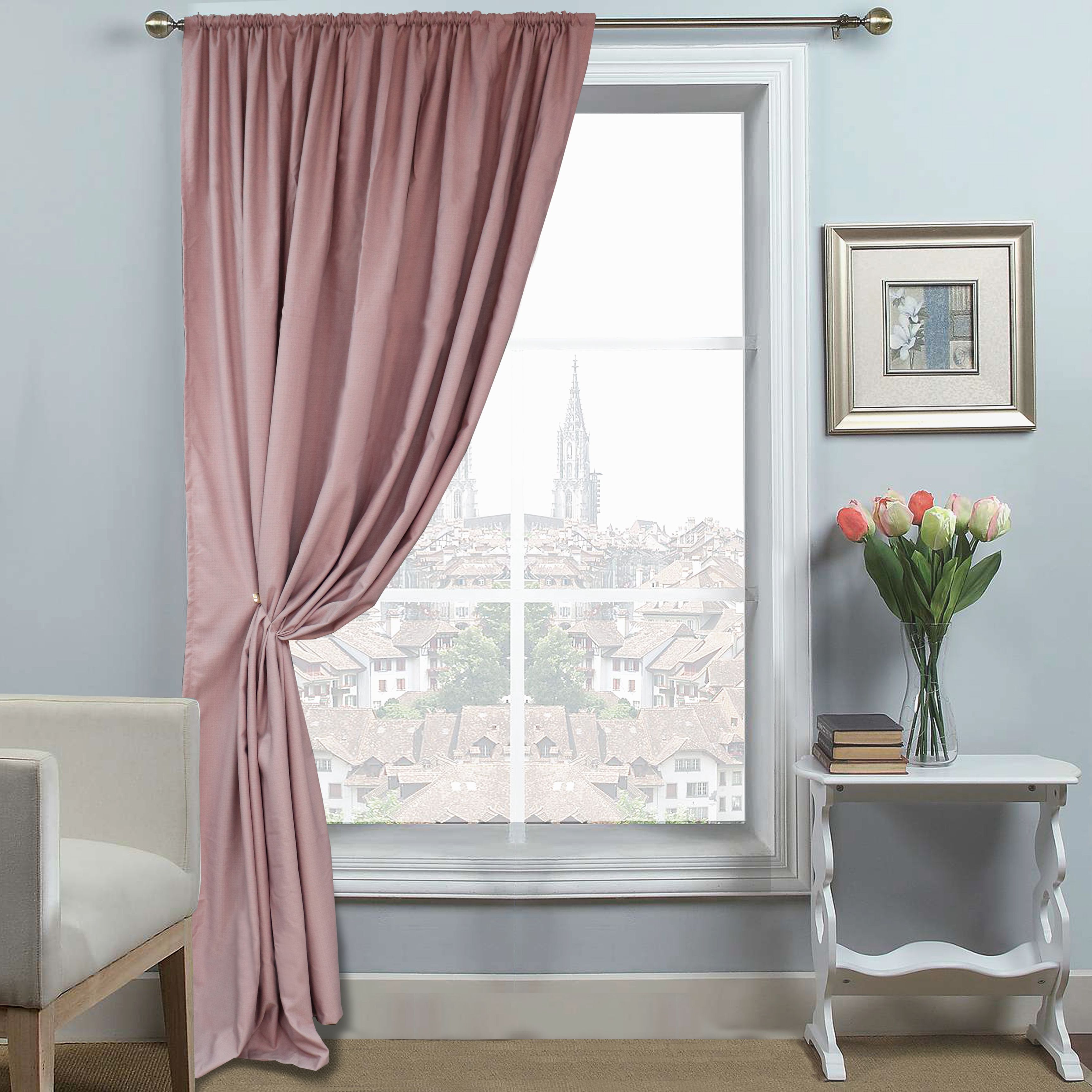 картинка Штора Amore Mio RR Zeli00V01-1037L 2,0*3,0*1 розовая пудра 
