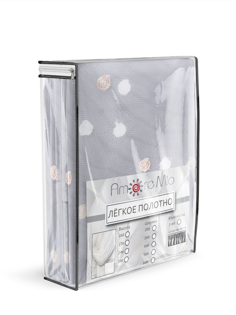 картинка Штора Amore Mio RR 4ML 161493-w/viskeyt 3,0*2,7*1 бежевый 