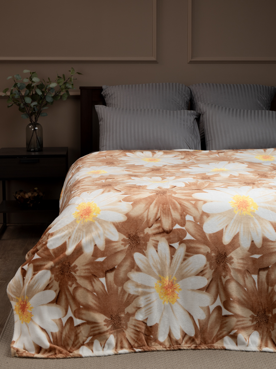 картинка Плед Texrepublic TF FN F116BE b1821 Ромашки 