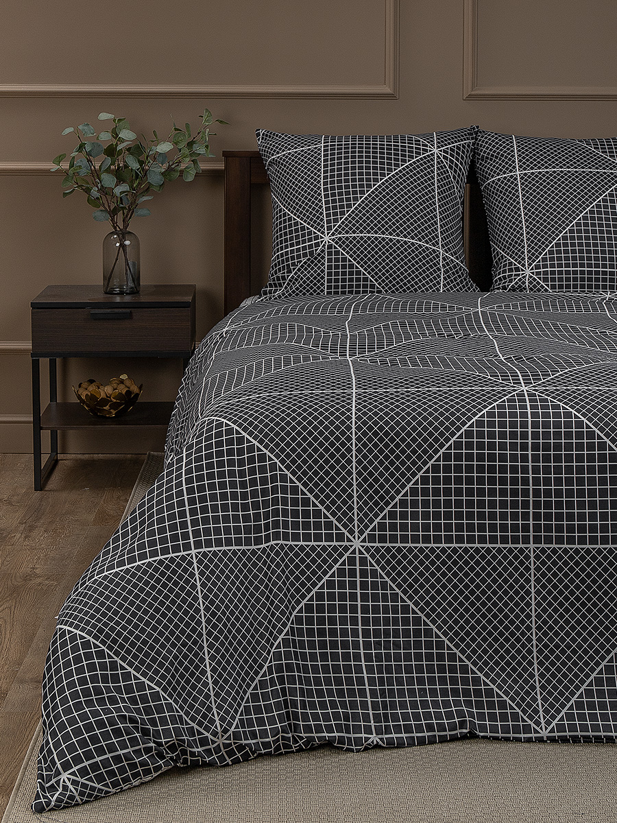 картинка Постельное бельё Amore Mio BZ Grid DOUBLE M 