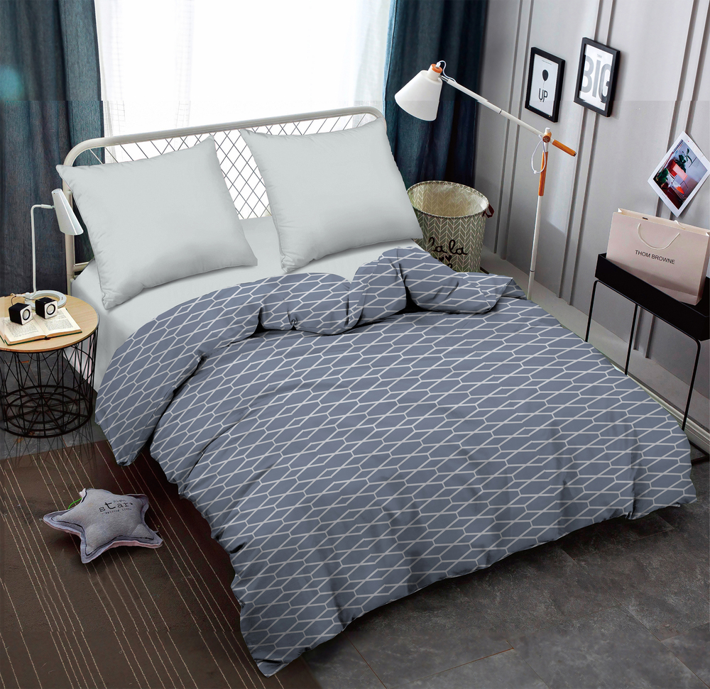 картинка Постельное бельё Vivien BZ QR Step DOUBLE LUX P combo vn 