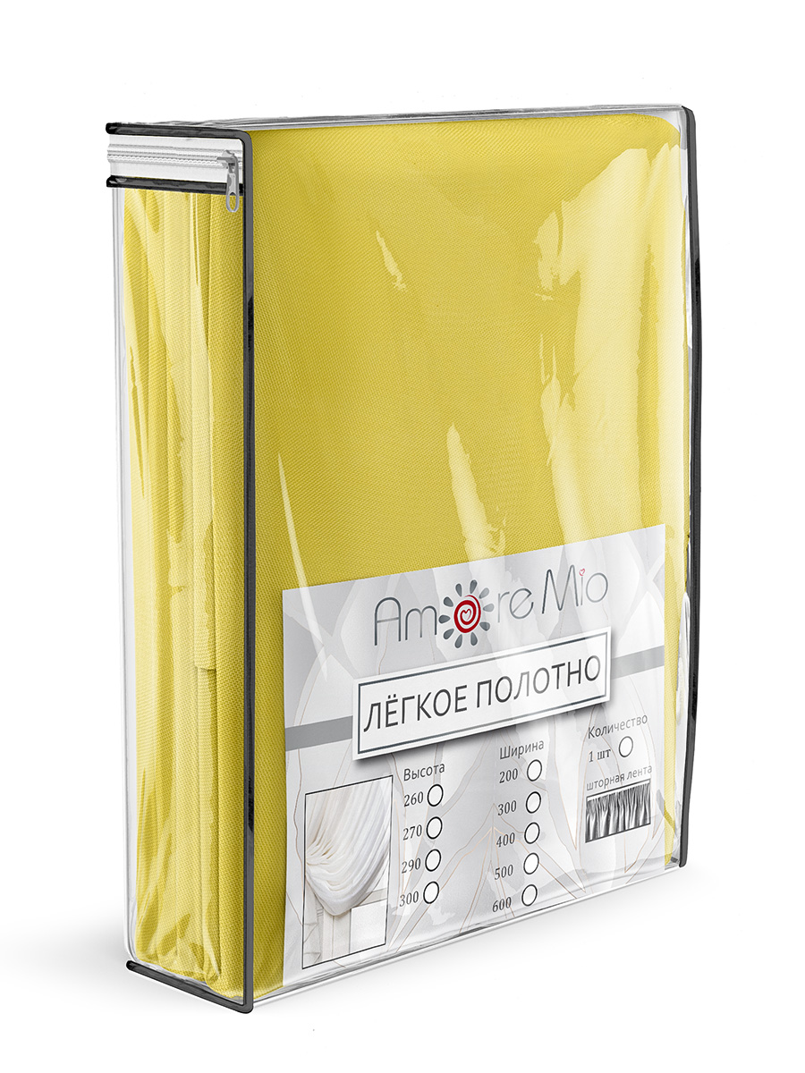 картинка Штора Amore Mio RR 4ML 1109 4,0*2,7*1 желтый 