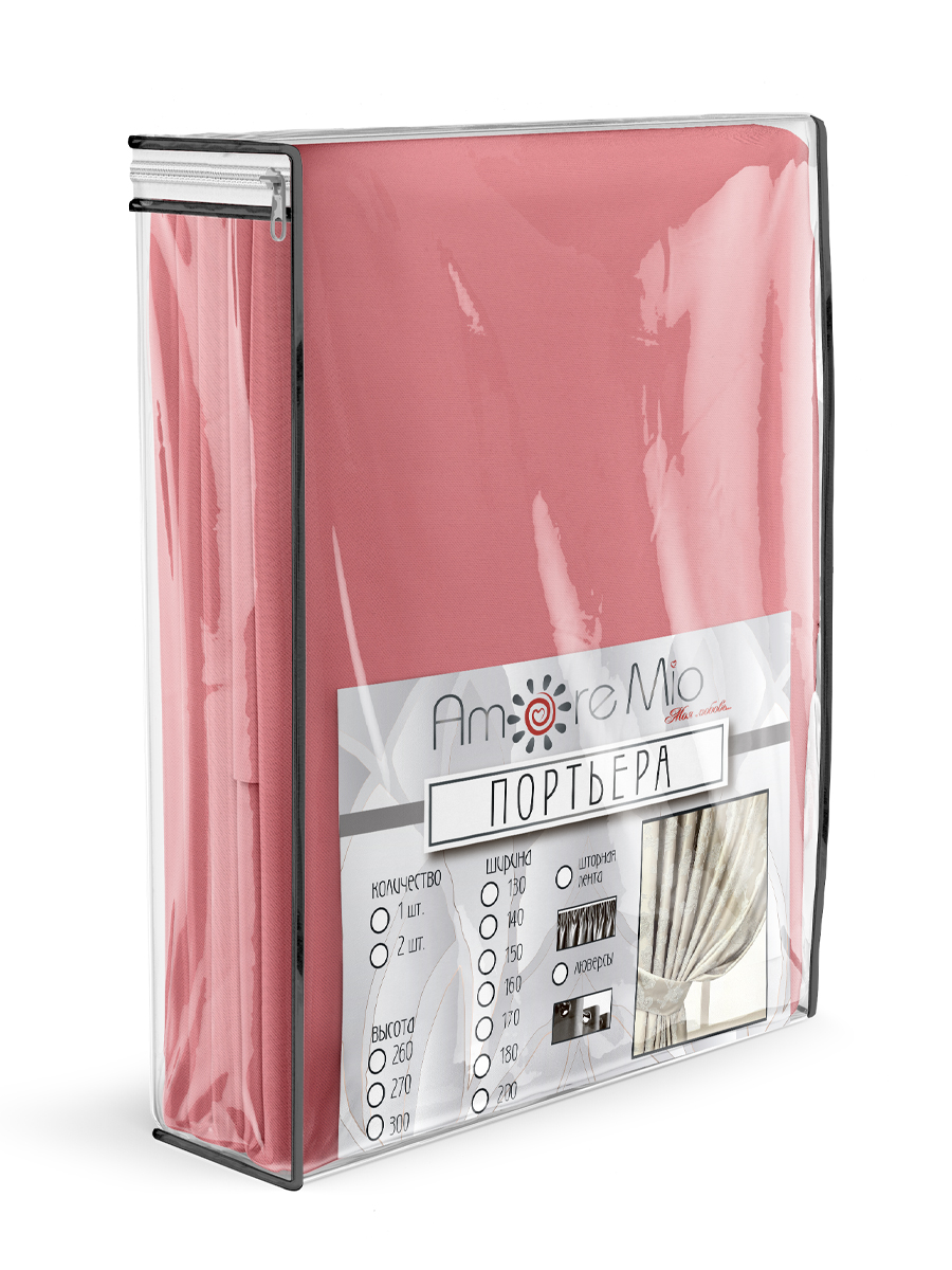 картинка Штора Amore Mio RR Milan-14 2,0*2,7*1 персиковый 