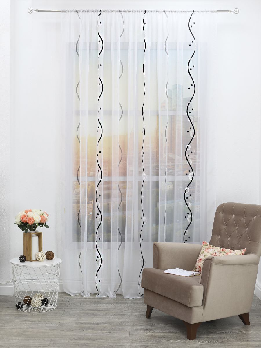 картинка Штора Amore Mio RR 61262-015 ut 3,0*2,7*1 черный 