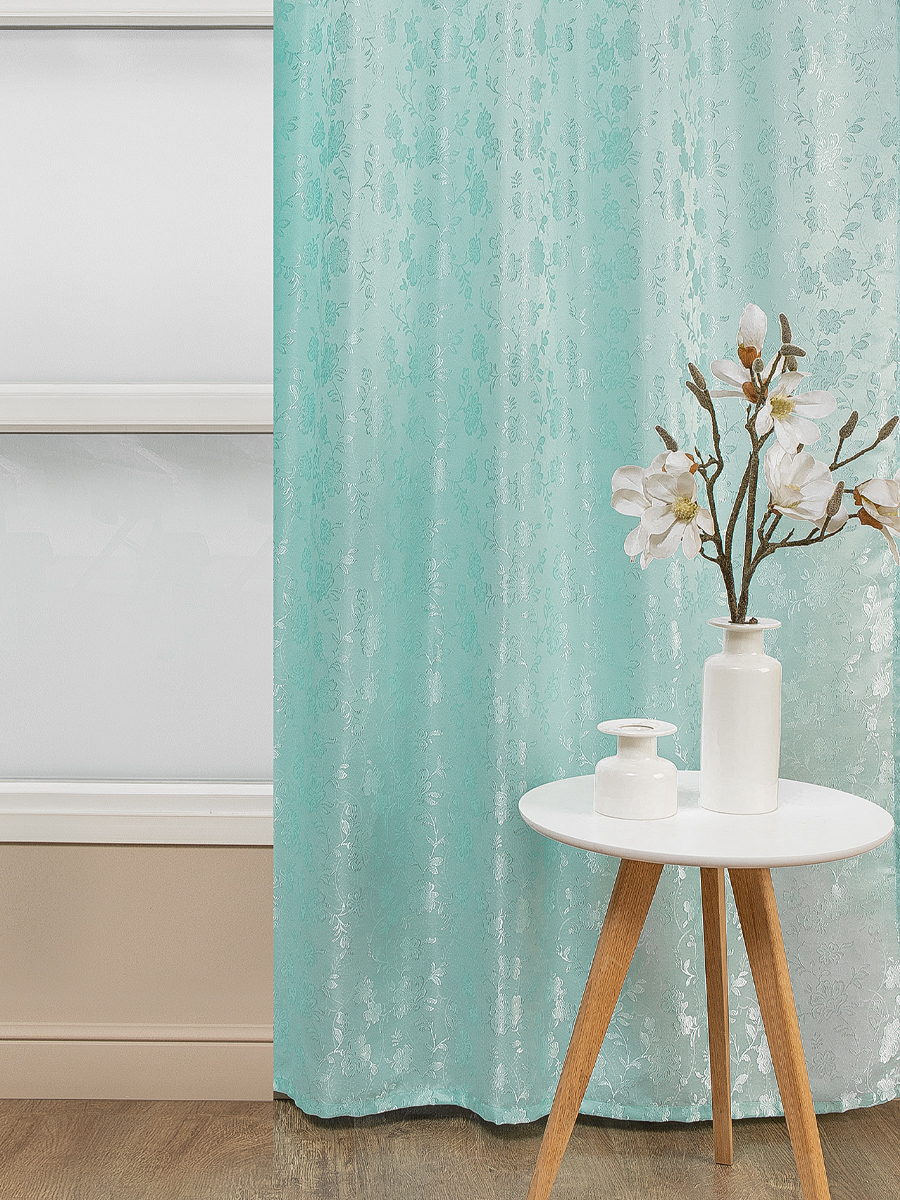 картинка Штора Amore Mio RR 6PL L227-55 1,4*2,7*1 бирюзовый 