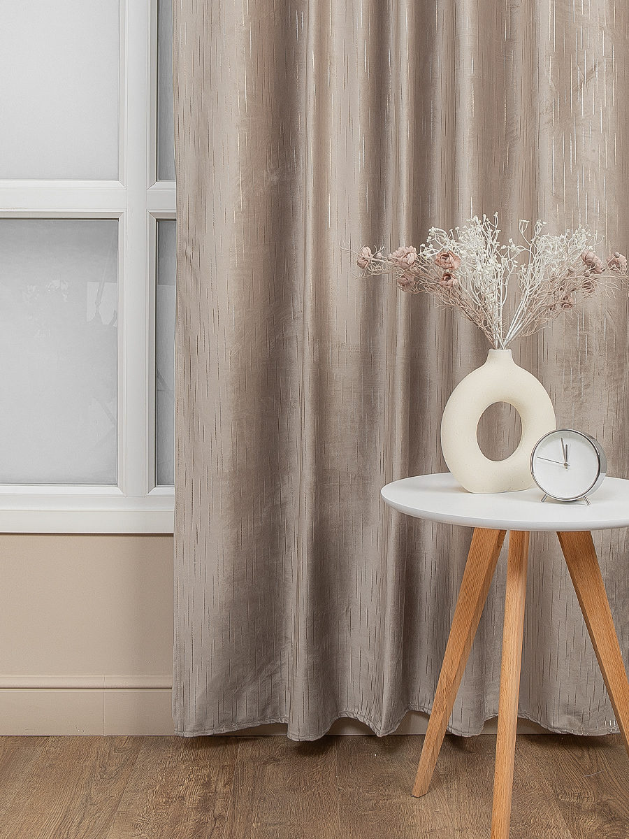 картинка Штора Amore Mio RR 6ML T596-01 1,5*2,7*2 бежевый 