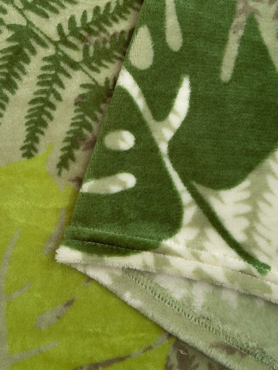 картинка Плед Texrepublic TF FN F131 b1420 yt Монстера и папоротник 