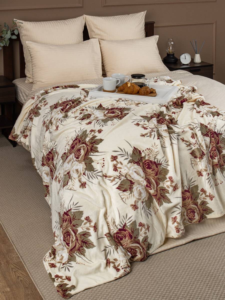 картинка Плед Texrepublic TF FN F64 b1820 Букеты роз 