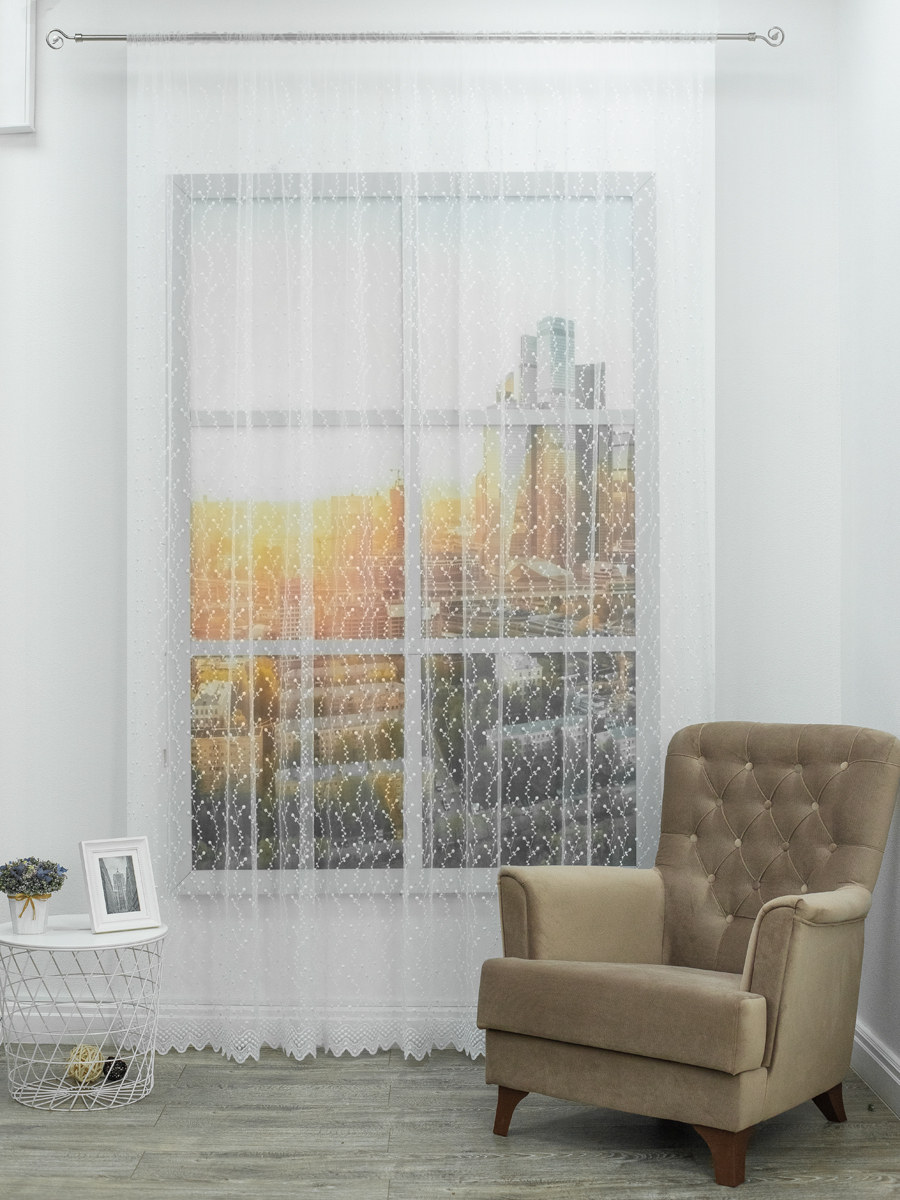 картинка Штора Amore Mio RR 908297-w 3,0*2,7*1 белый 