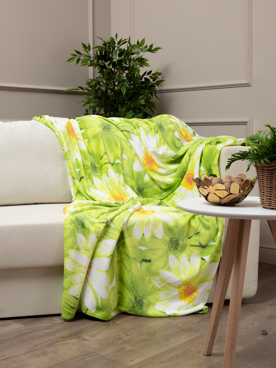 картинка Плед Texrepublic TF FN F116GR b1520 Ромашки 