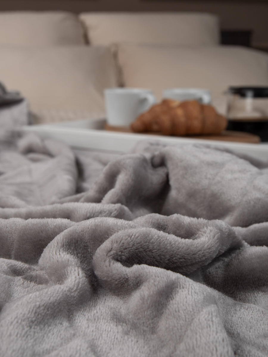 картинка Плед Texrepublic TF FNC GY 2022 w-плетёнка 16-3802 