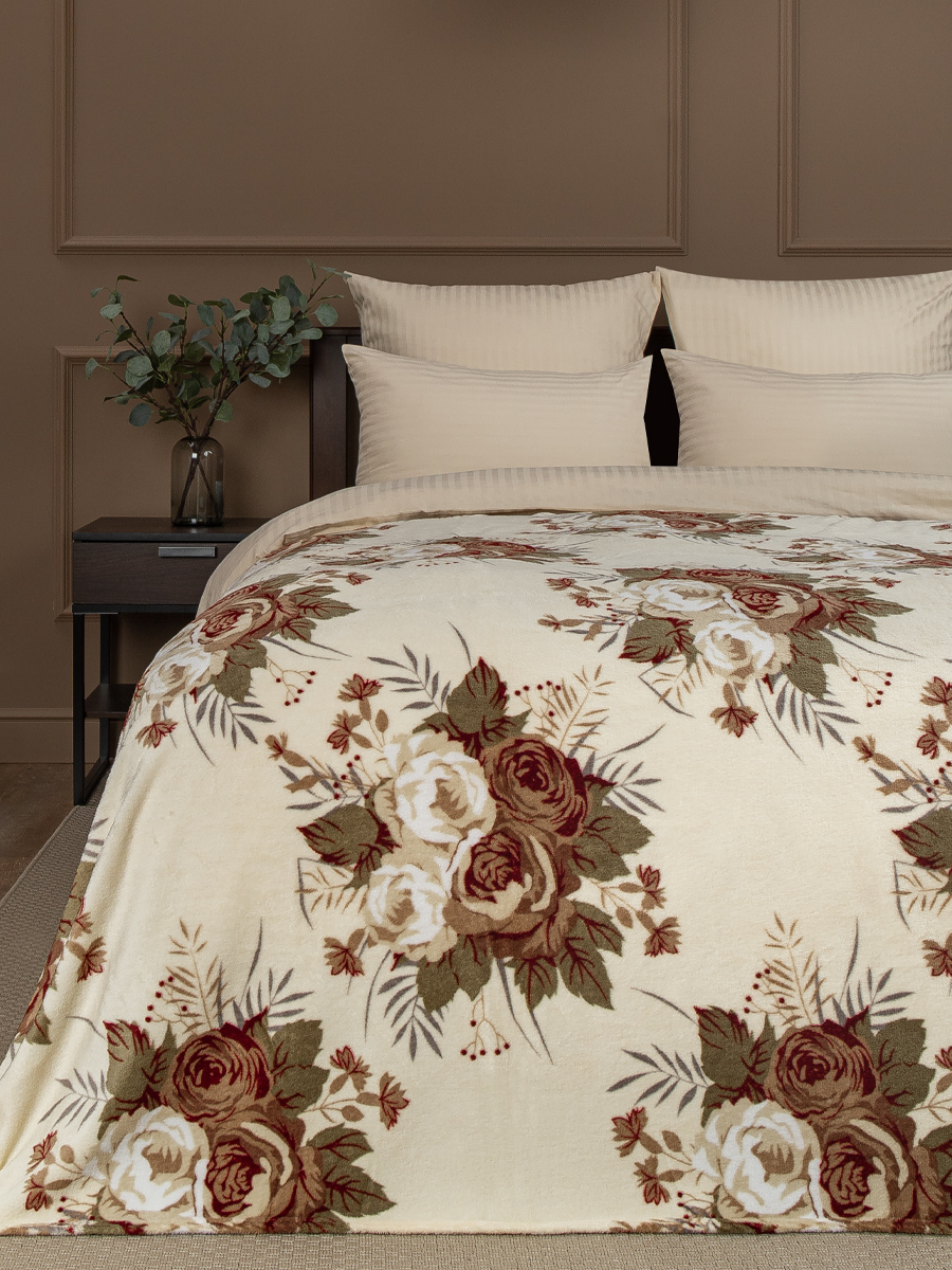 картинка Плед Texrepublic TF FN F64 b1520 Букеты роз 