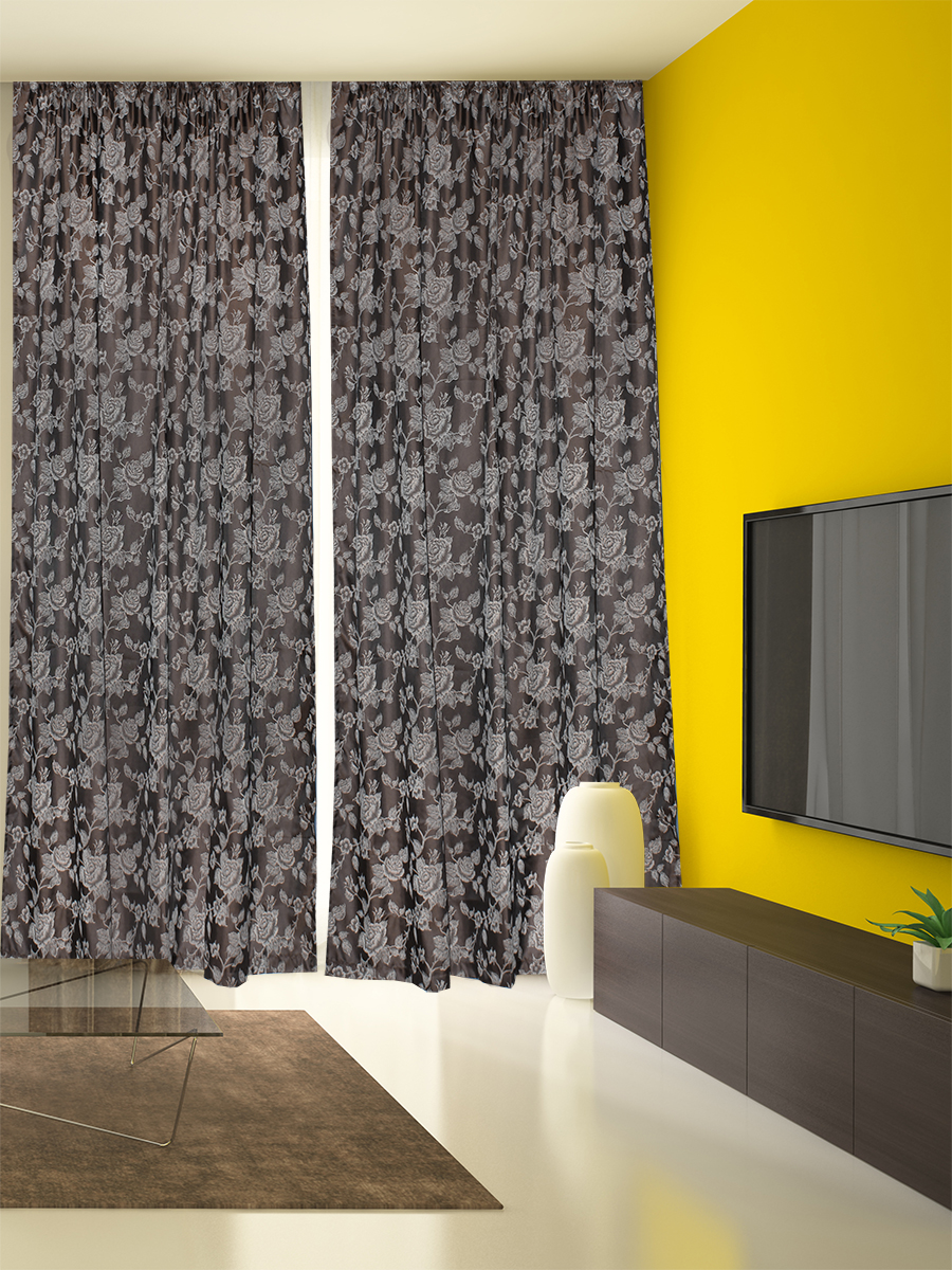 картинка Штора Amore Mio RR 611000-304 2,0*2,7*1 коричневый 