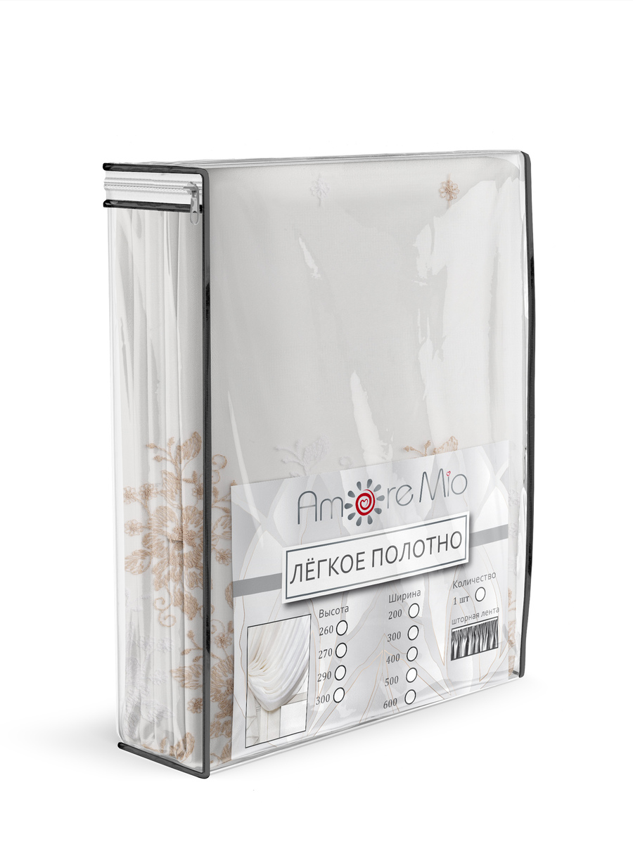 картинка Штора Amore Mio RR 713188-2V 3,0*2,7*1 бежевый 