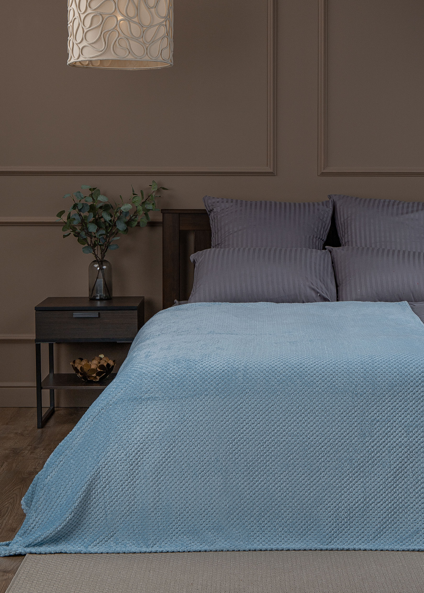 картинка Плед Texrepublic TF FNJ LTBL 2022 r-ромбики 14-4307 