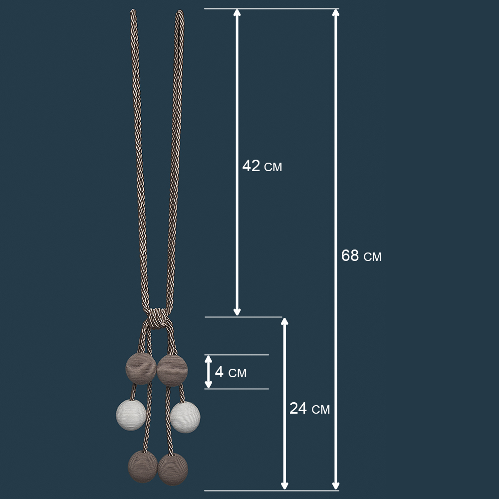 картинка Подхват д/штор Ajur HK SH-208 