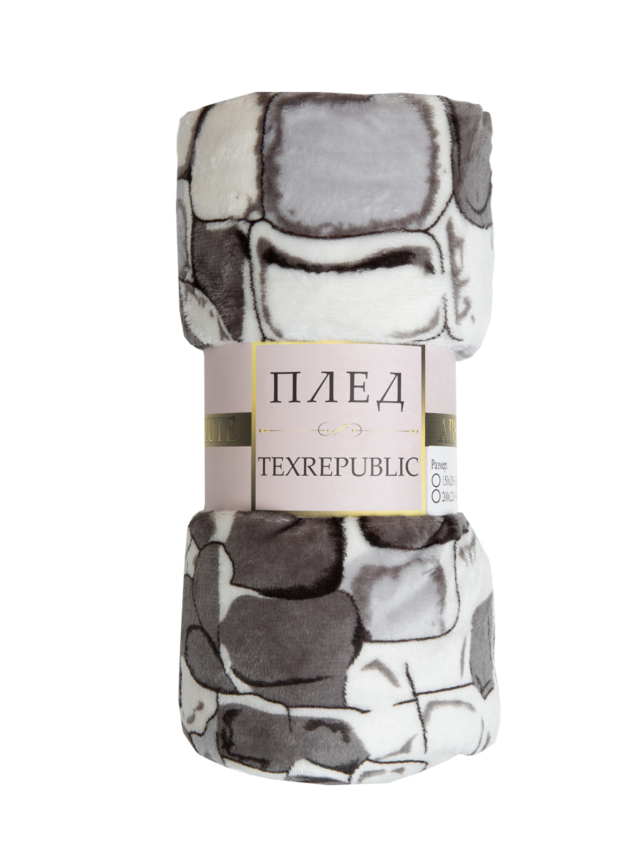 картинка Плед Texrepublic TF FN F13GY b2022 Камешки 