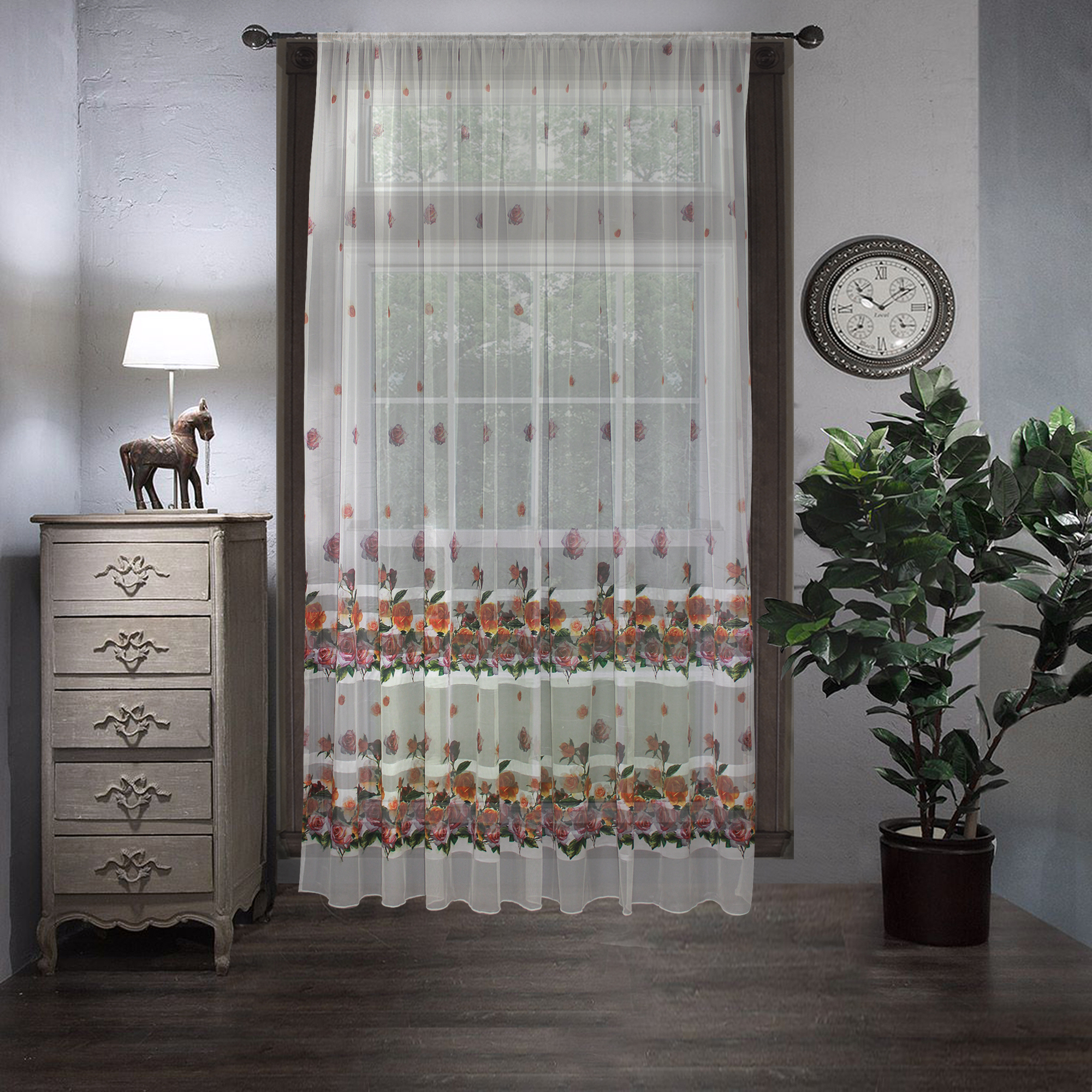 картинка Штора Amore Mio RR 8800-01 ut 3,0*2,7*1 коричневый 