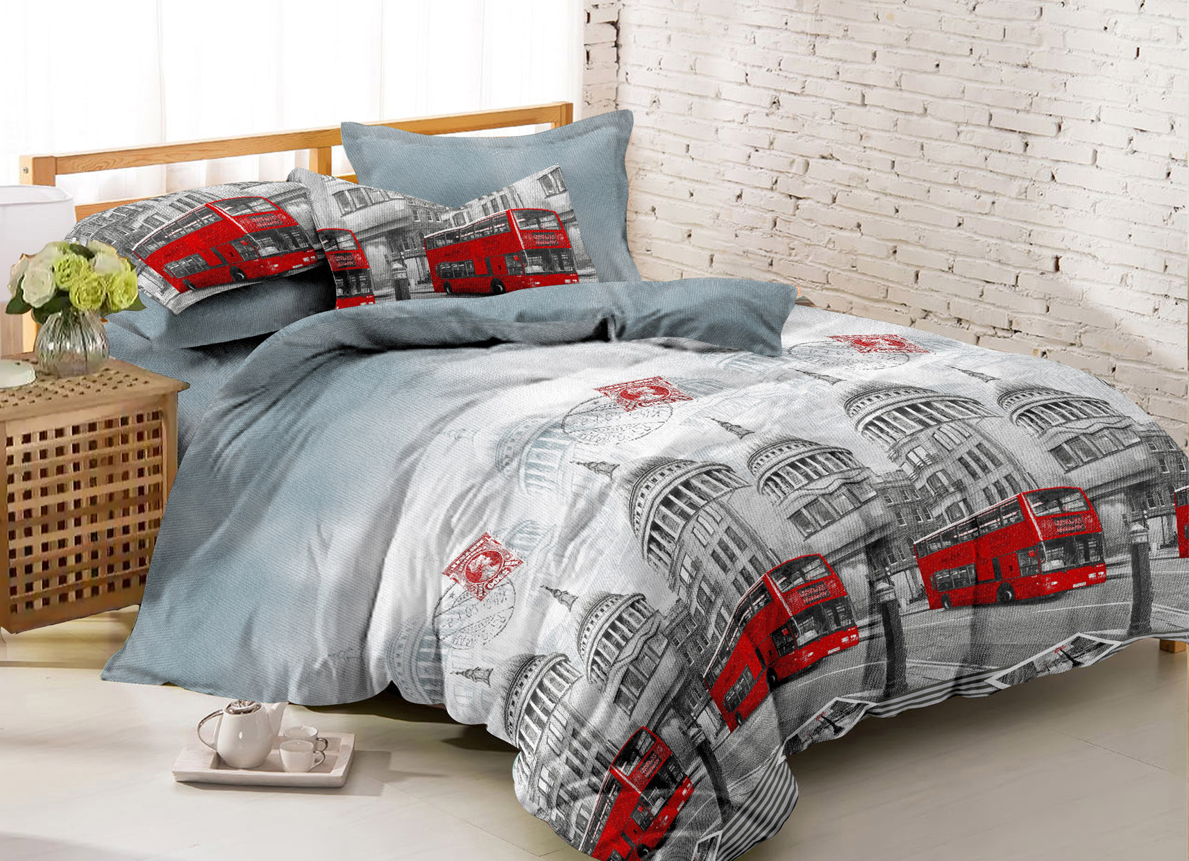 картинка Постельное бельё Amore Mio BZ QR Leeds EURO M 