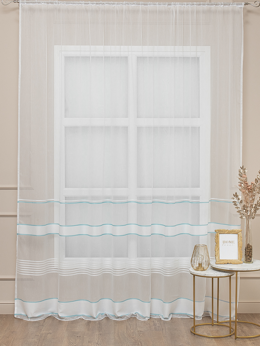 картинка Штора Amore Mio RR 2145-108 ut 3,0*2,8*1 бирюзовый 