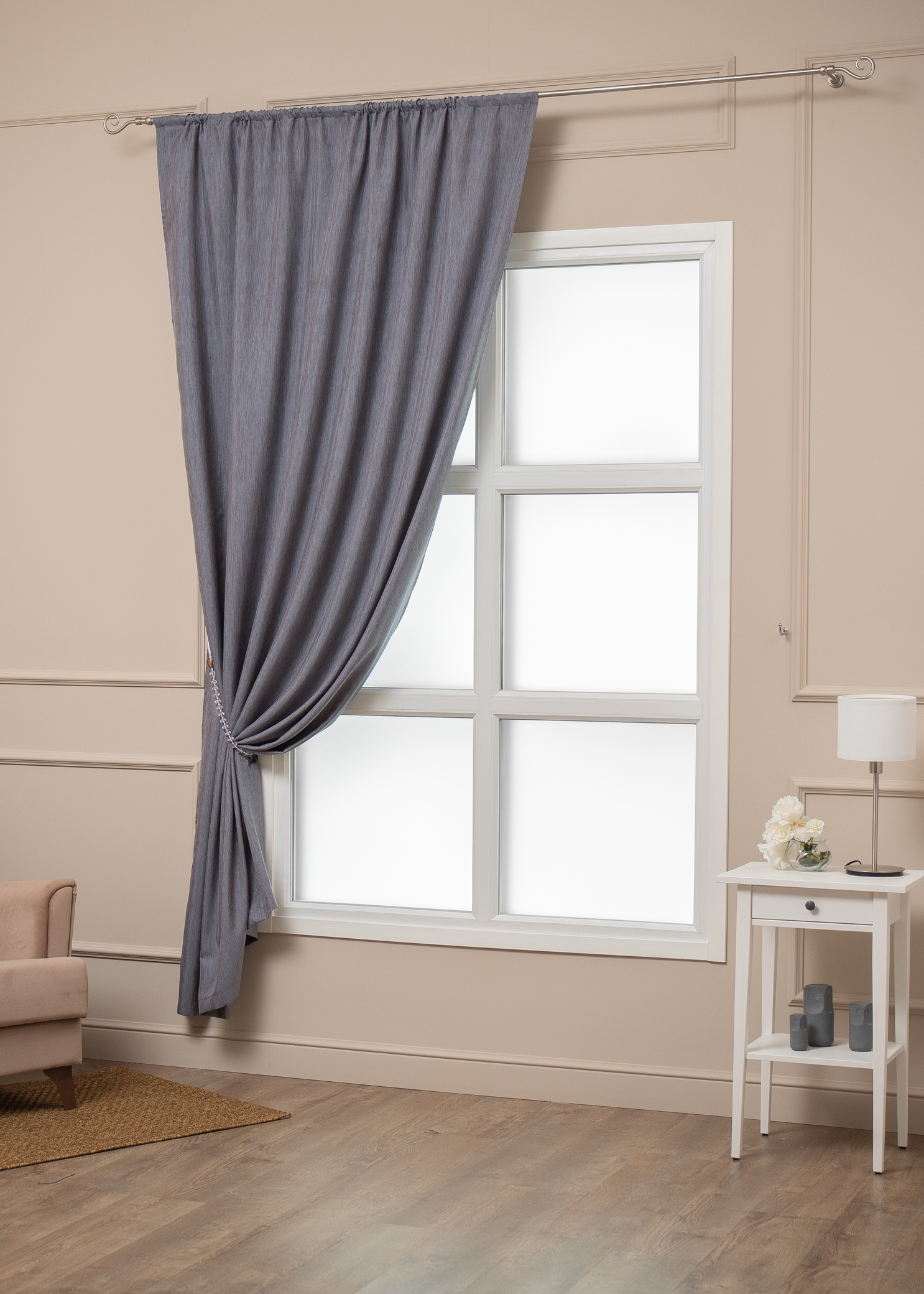 картинка Штора Amore Mio RR Rolex-287364 1,6*2,6*1 серый 