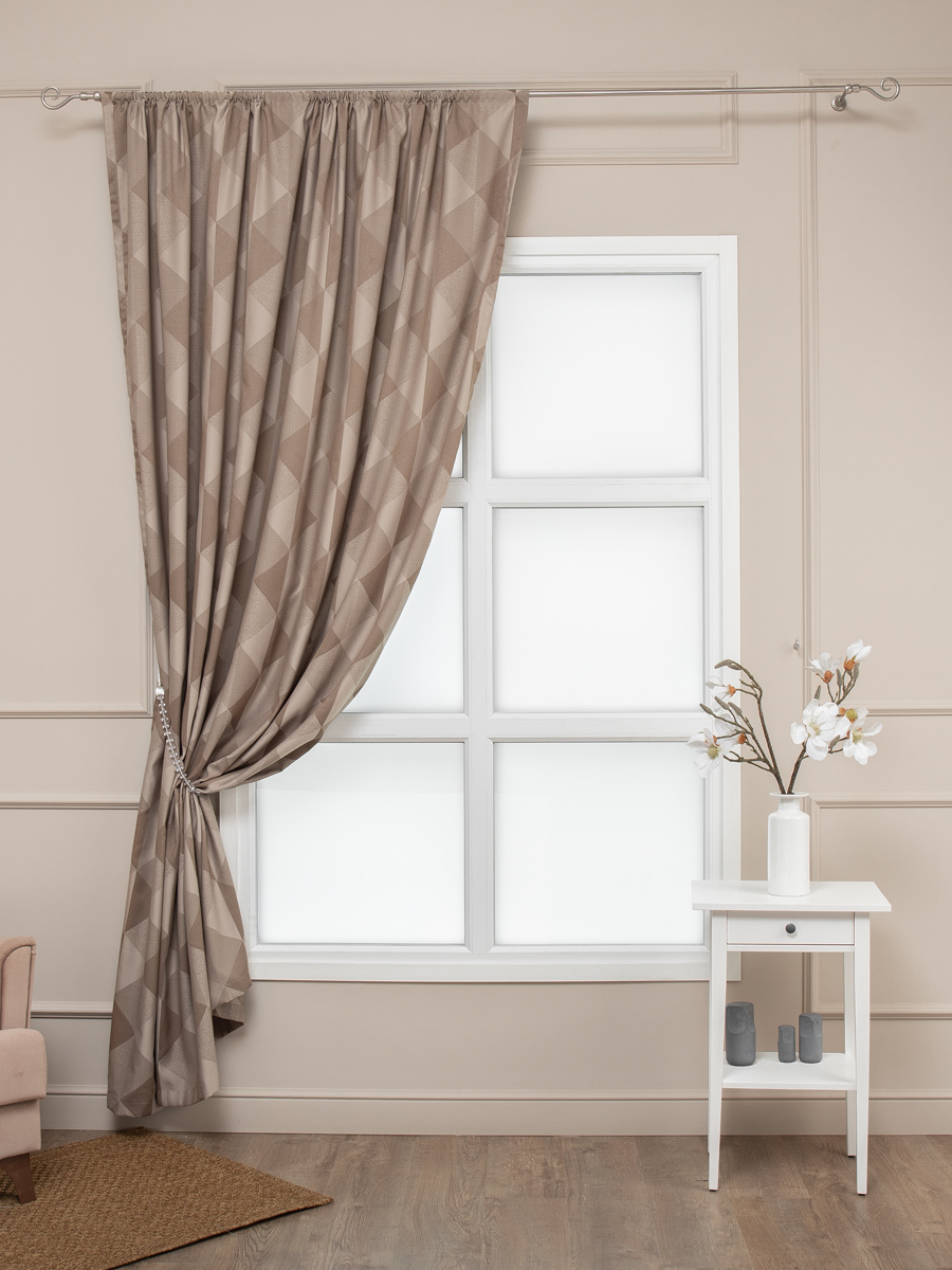 картинка Штора Amore Mio RR Zeli62-02-2564H 2,0*2,7*1 бежевый 