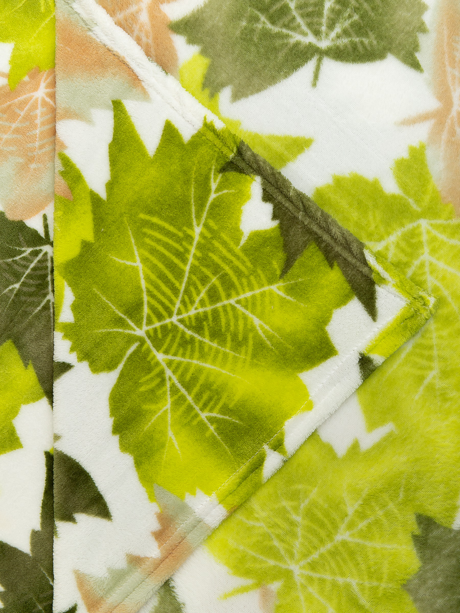 картинка Плед Texrepublic TF FN F115GR b1821 Листья клёна 