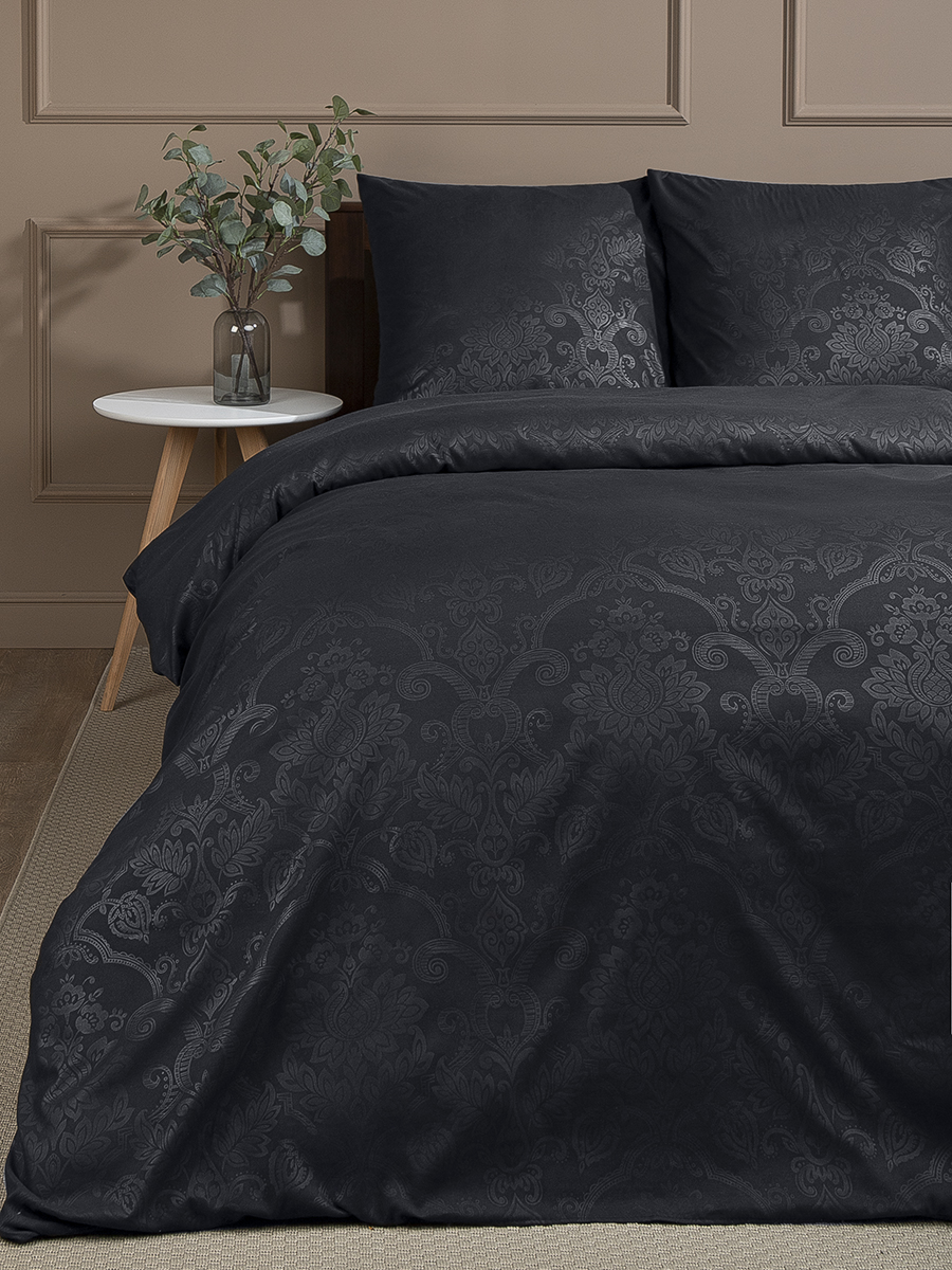 картинка Постельное бельё Amore Mio BZ QR Royal BLK SINGLE Mt 