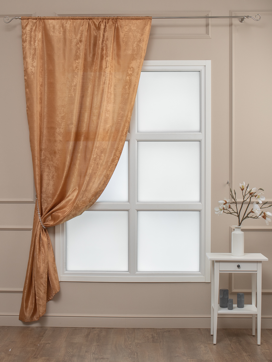 картинка Штора Amore Mio RR L253-04 1,4*2,7*1 коричневый 