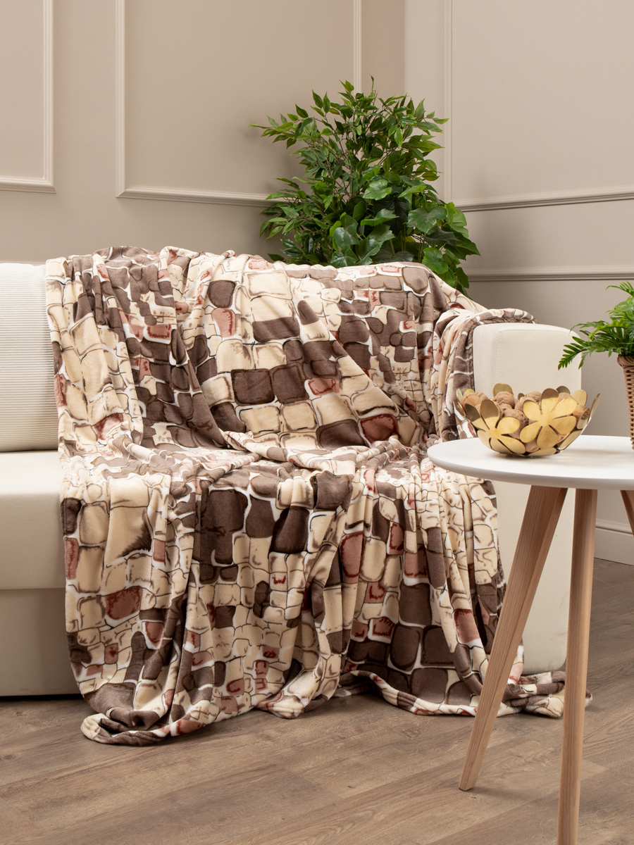 картинка Плед Texrepublic TF FN F13BR b1520 Камешки 