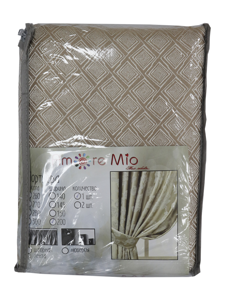 картинка Штора Amore Mio RR 620626-401 2,0*2,7*1 коричневый 