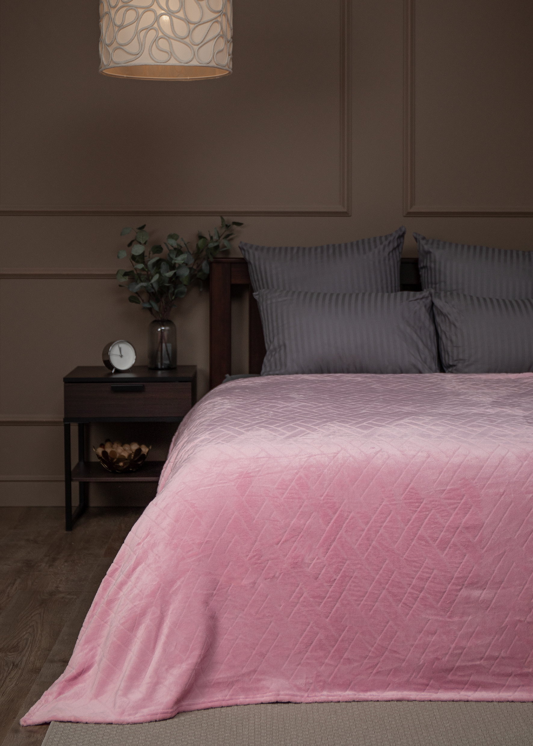 картинка Плед Texrepublic TF FNC PI2 1520 w-плетёнка 14-1909 