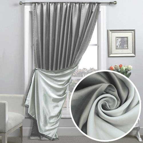 картинка Штора Amore Mio RR Milan-20 1,8*2,6*1 серый люверсы 