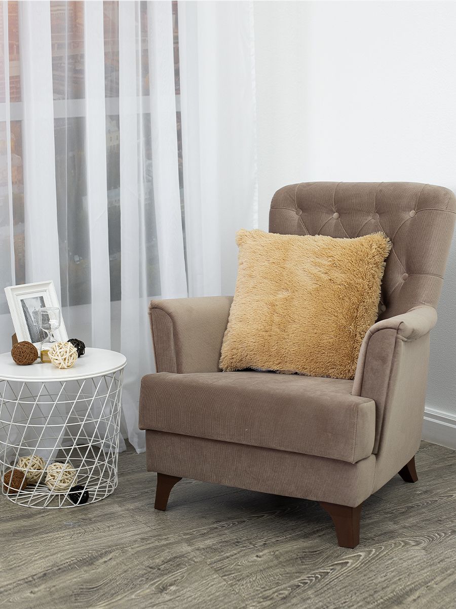 картинка Декоративная наволочка TF Fn072BE1 48*48 Длинный ворс 