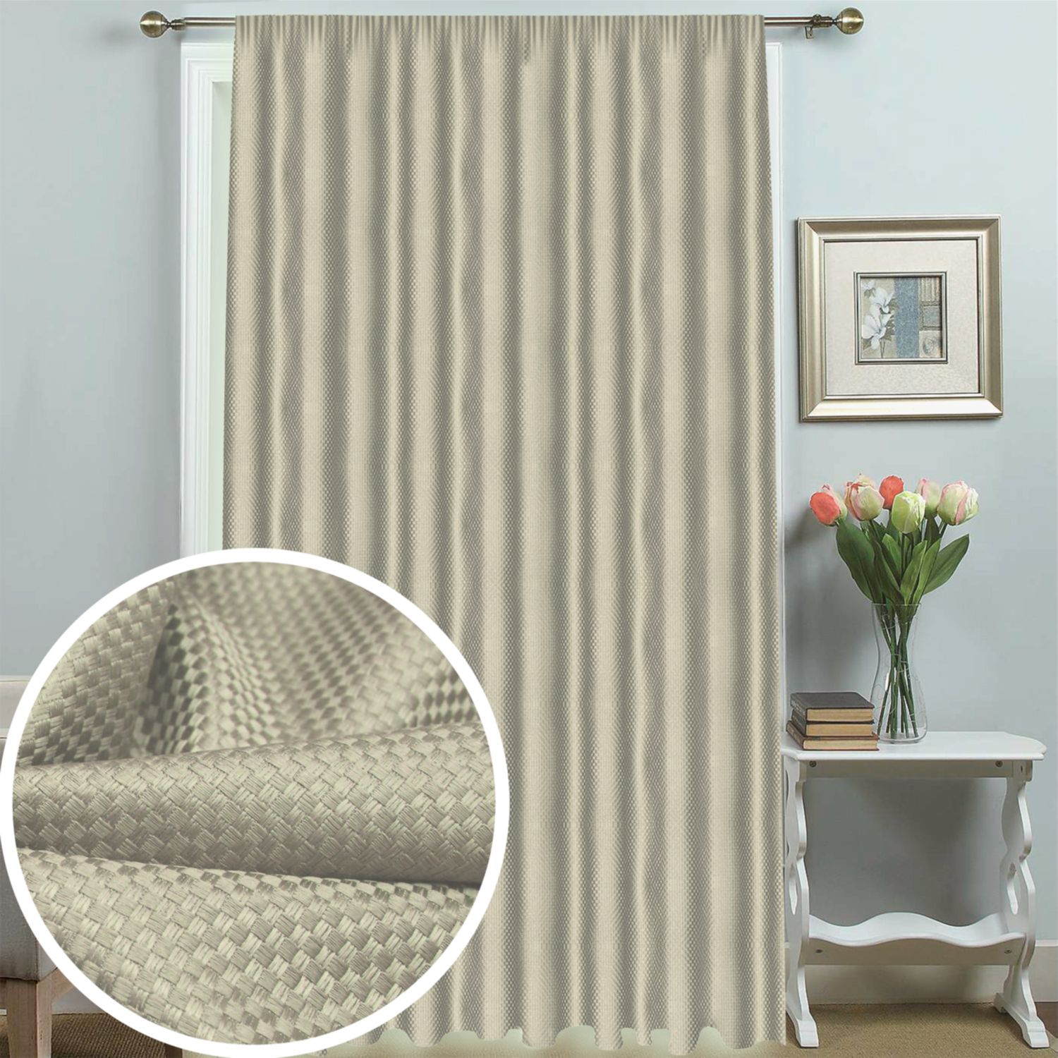 картинка Штора Amore Mio RR 6568-2004 2,0*2,7*1 бежевый 