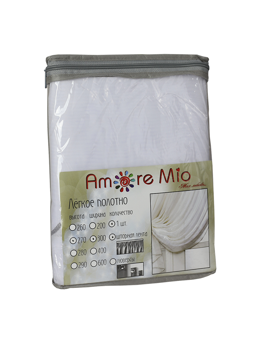 картинка Штора Amore Mio RR VoileC32-gr 3,0*2,7*1 серый 