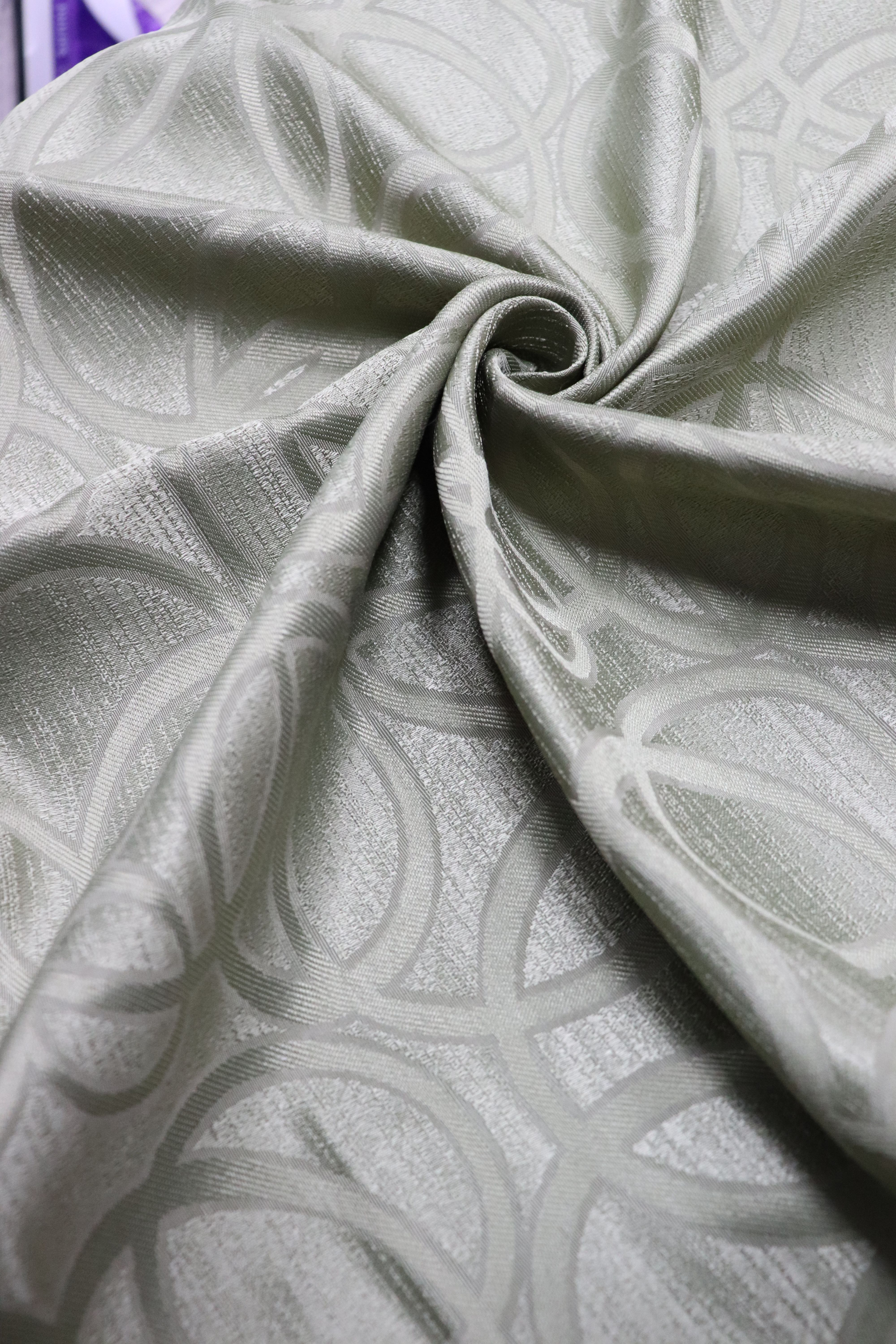 картинка Штора Amore Mio RR L504-107 1,4*2,7*1 зеленый 