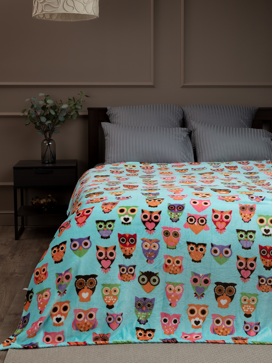 картинка Плед Texrepublic TF MF F61TU r1821 Совы 