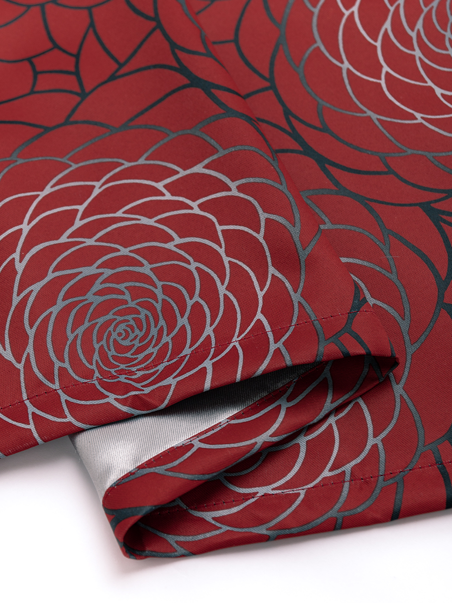 картинка Штора Amore Mio RR 971-01 1,3*2,7*1 красный 