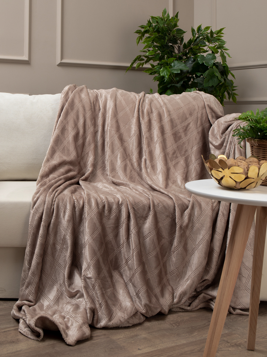 картинка Плед Eclair TF FNE BR2ec 011/1520 клетка NC 