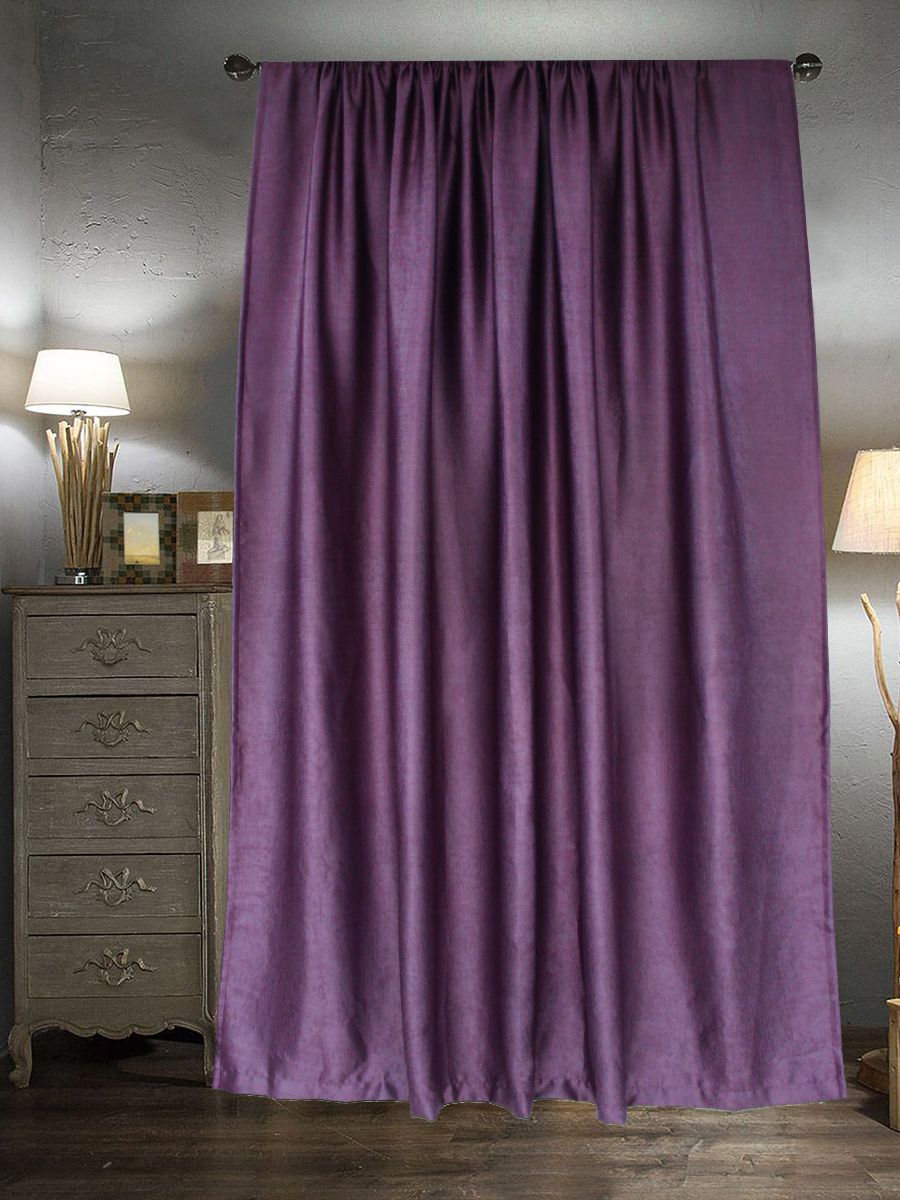 картинка Штора Amore Mio RR Y115GD2037-18 2,0*2,7*1  фиолетовый 