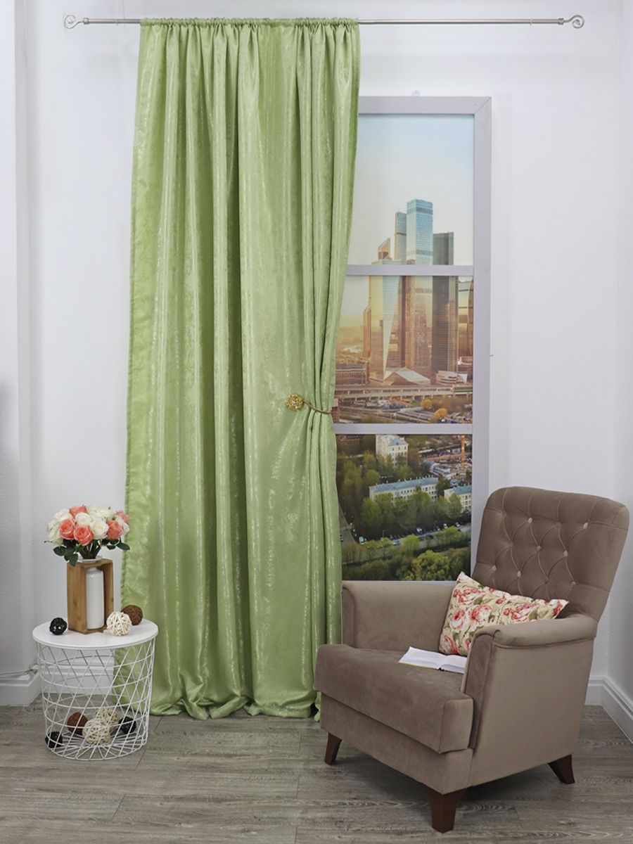 картинка Штора Amore Mio RR L553-106 1,4*2,7*1 салатовый 