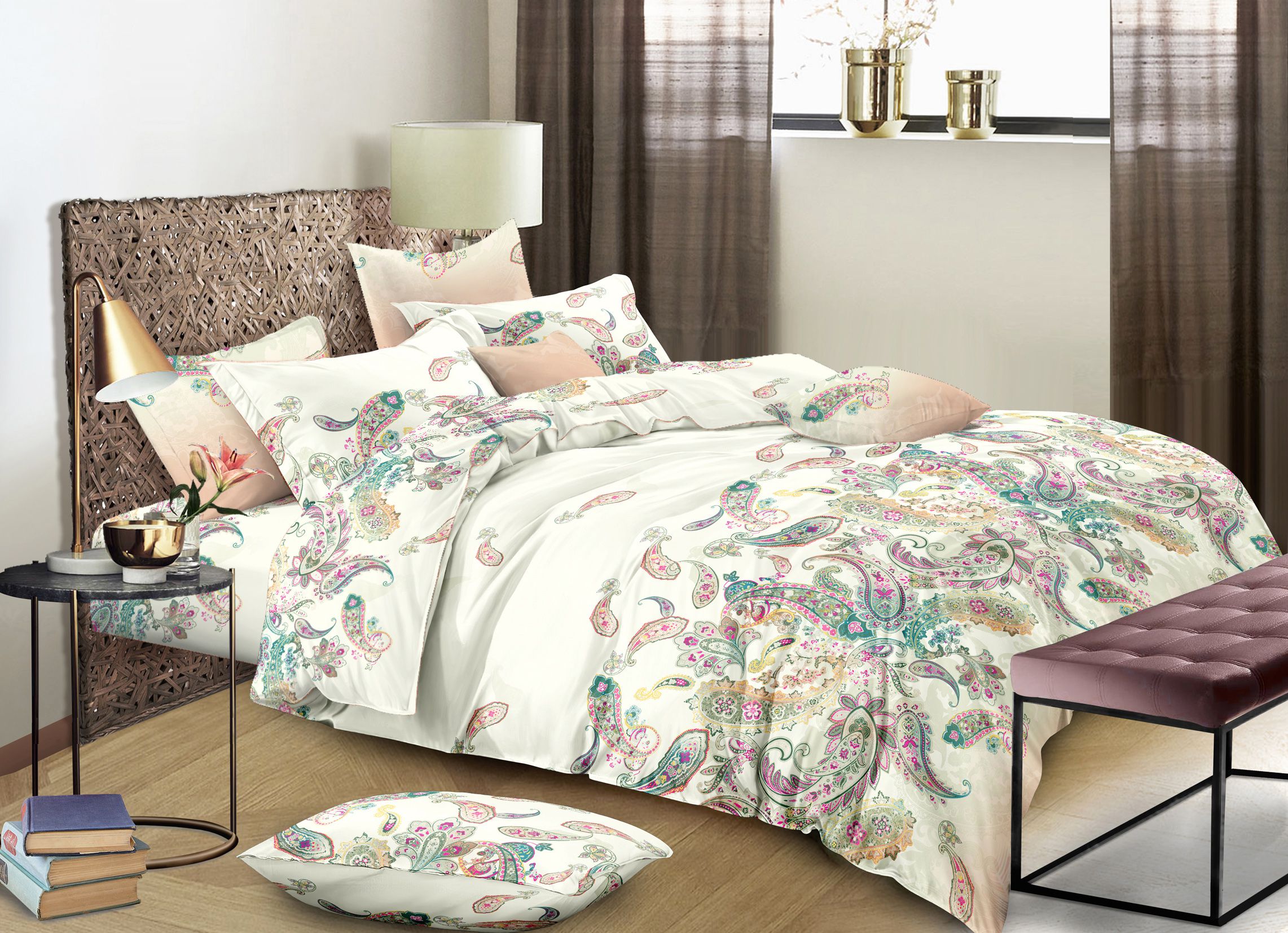 картинка Постельное бельё Amore Mio BZ Paisley EURO Sp 