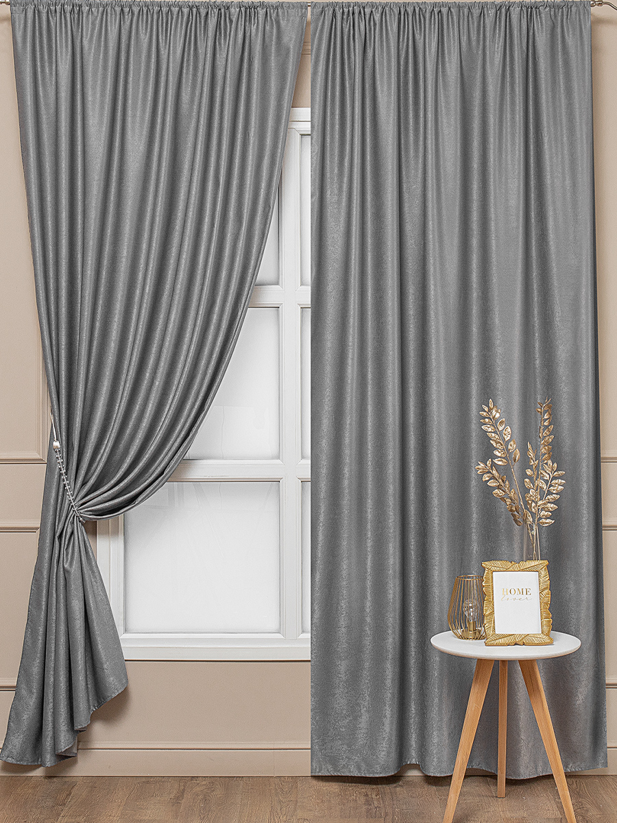 картинка Штора Amore Mio RR 6ML 42002-040 1,5*2,7*2 серый nc 