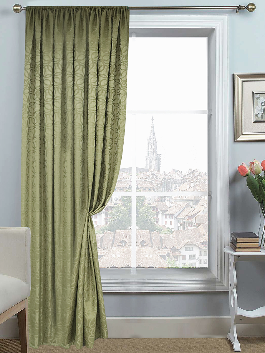 картинка Штора Amore Mio RR L504-107 1,4*2,7*1 зеленый 