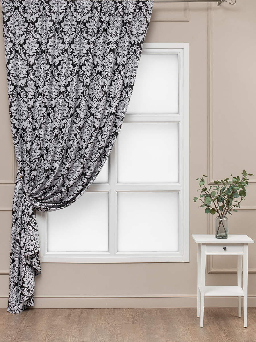 картинка Штора Amore Mio RR 150-20A 2,0*2,7*1  черный 