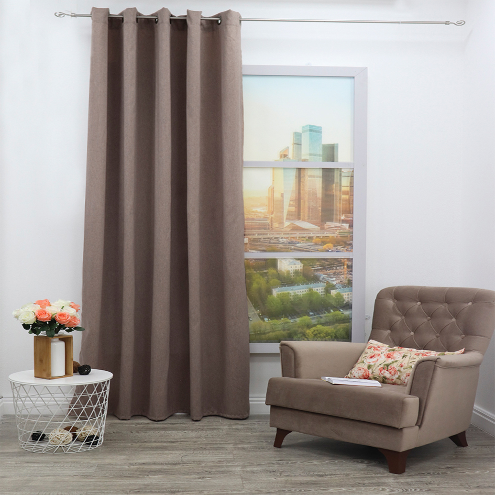 картинка Штора Amore Mio RR SOFT-2st-08 1,8*2,6*1 бежевый люверсы 